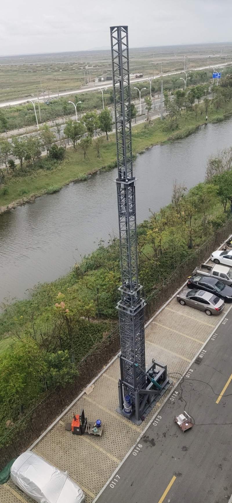 30m Telescopic Lattice Tower
